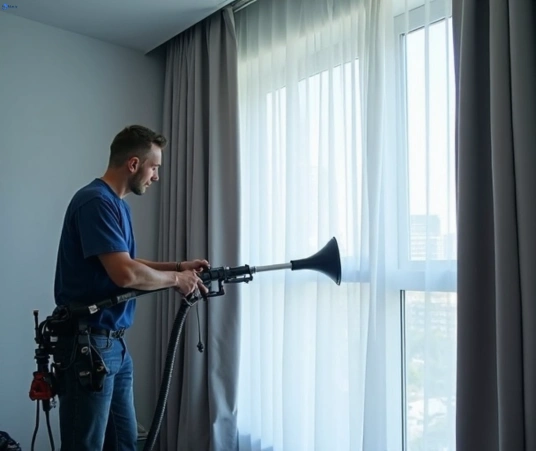 Professional commercial curtain cleaning process equipment Matty Curtain Cleaning tarneit-vic